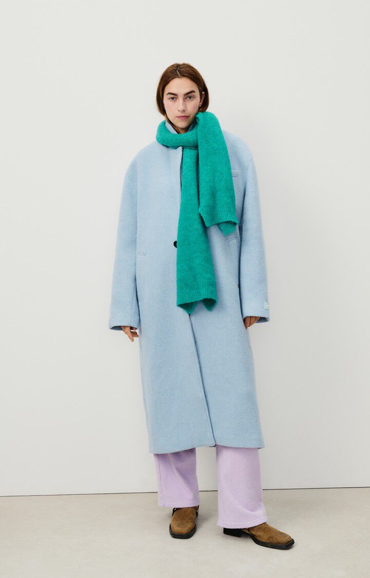 American Vintage Écharpe East - BLEU CANARD CHINE Bleu - H24