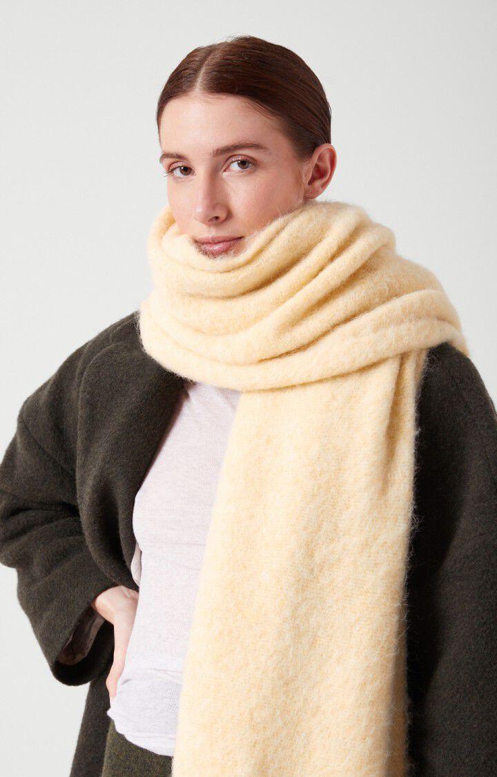 American Vintage Écharpe Foubay - LEMON CURD CHINE Beige - H22B