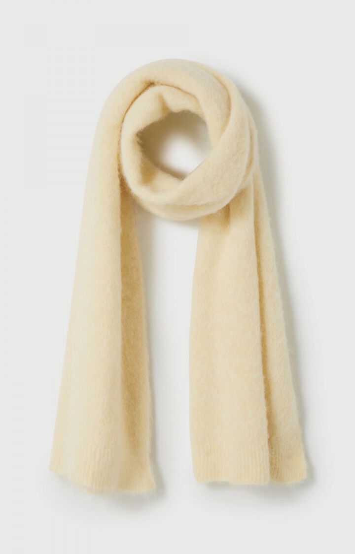 American Vintage Écharpe Foubay - LEMON CURD CHINE Beige - H22B