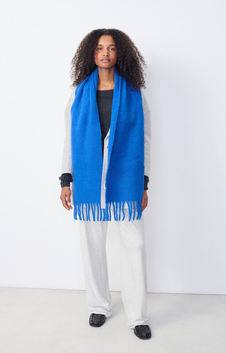 American Vintage Écharpe Mixte Hizlaw - BLEU DE PRUSSE Bleu - H24