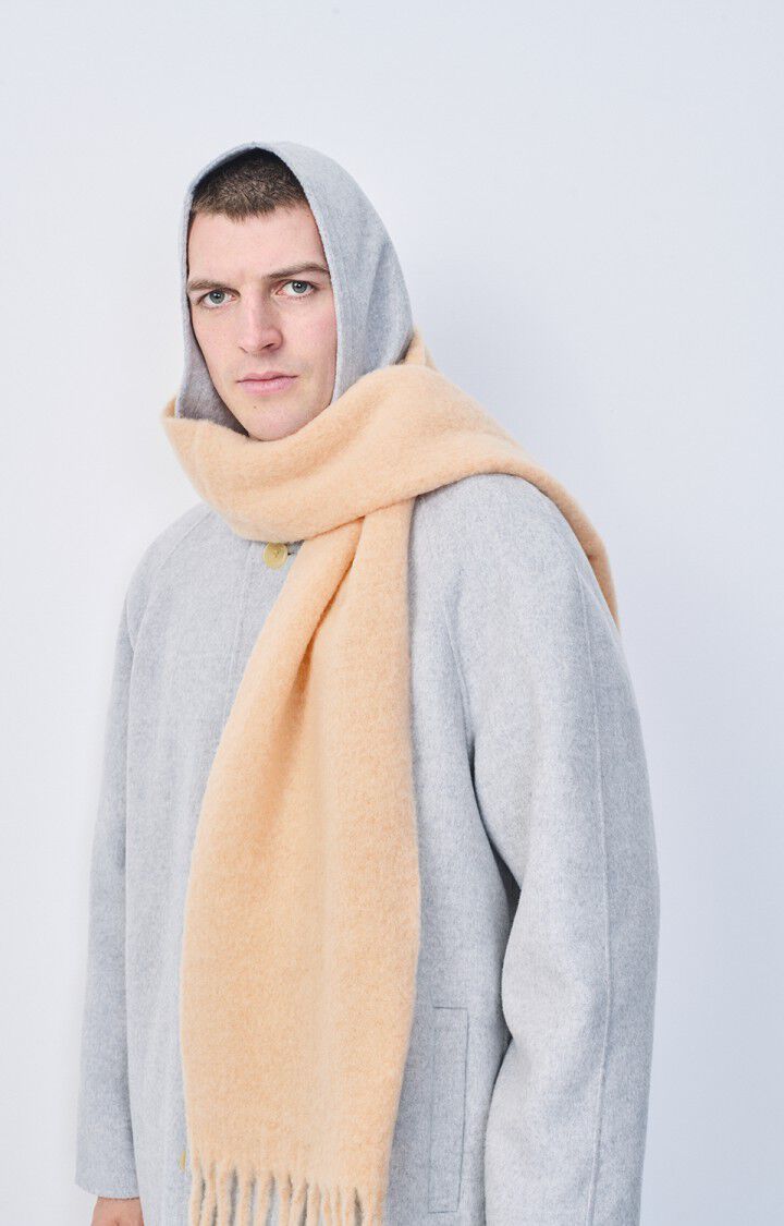 american vintage Écharpe mixte Hizlaw - NUDE Beige - H24