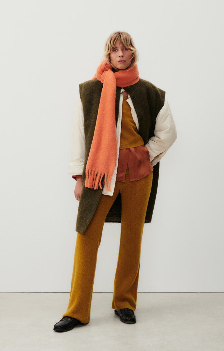 american vintage Écharpe mixte Hizlaw - ORANGE FLUO Orange - H23