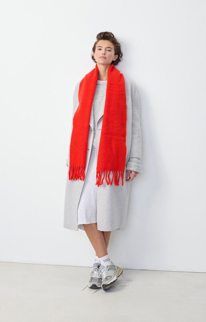 American Vintage Écharpe Mixte Hizlaw - PIMENT Rouge - H24