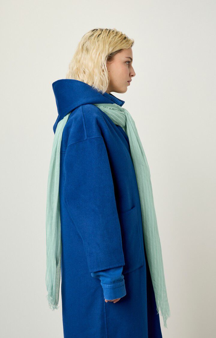 American Vintage Echarpe Monyday - RAYURES VERT D EAU Vert - E18