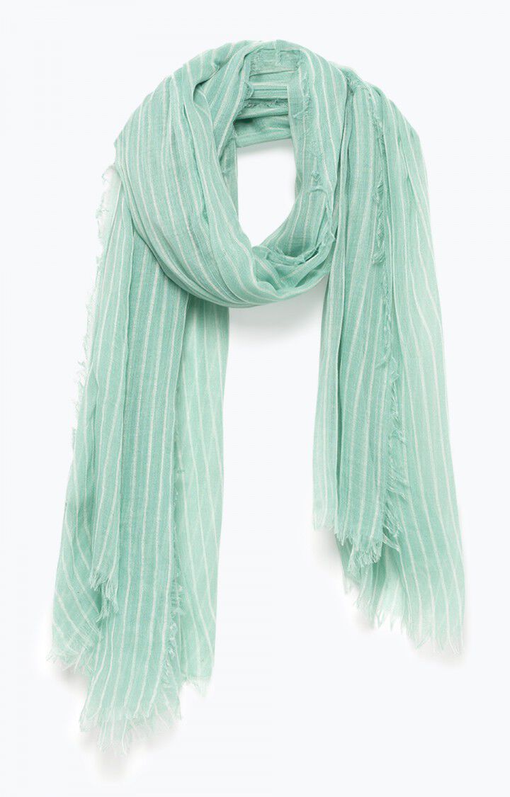 American Vintage Echarpe Monyday - RAYURES VERT D EAU Vert - E18