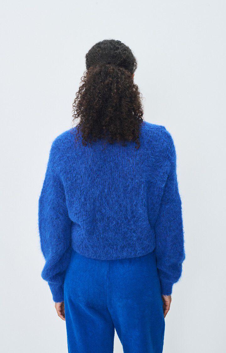 American Vintage Gilet Femme Bymi - BLEU ROI 35 Manches Longues Bleu - E25