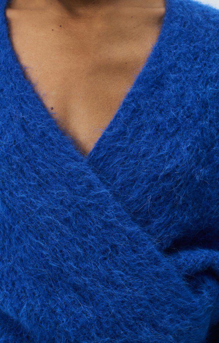 American Vintage Gilet Femme Bymi - BLEU ROI 35 Manches Longues Bleu - E25