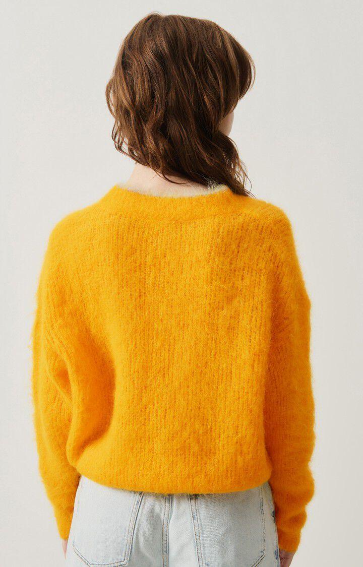 American Vintage Gilet Femme Bymi - MARMELADE 50 Manches Longues Jaune - H24