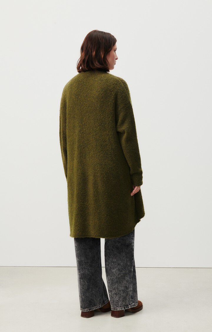 American Vintage Gilet Femme Cikoya - BOA 44 Manches Longues Vert - H23