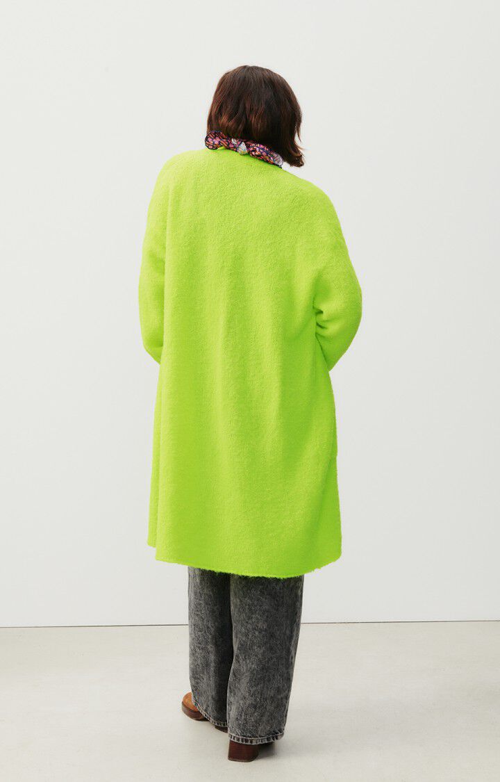 American Vintage Gilet Femme Cikoya - JAUNE FLUO 44 Manches Longues Jaune - H23