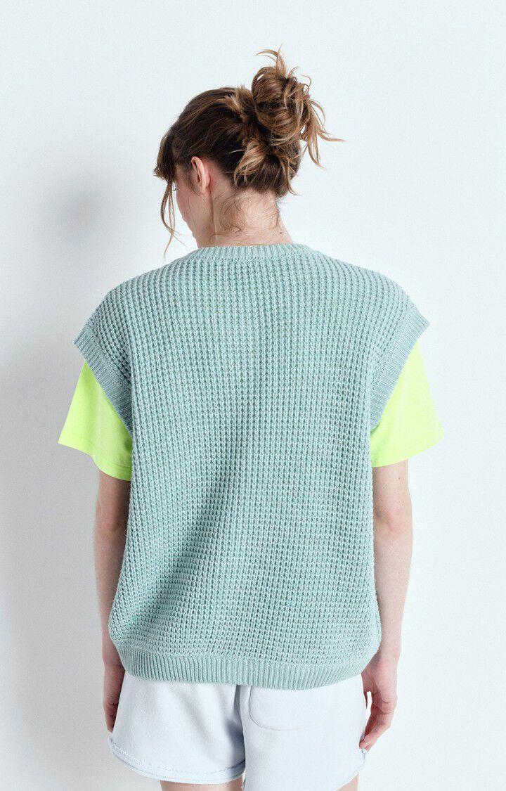 American Vintage Gilet Femme Crashway - OPALINE Sans Manches Bleu - E25