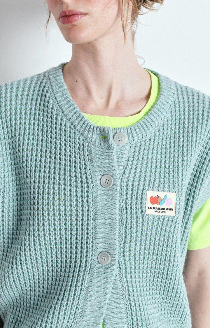 American Vintage Gilet Femme Crashway - OPALINE Sans Manches Bleu - E25