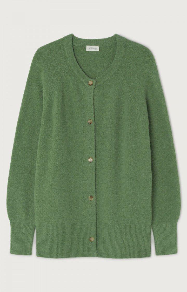 american vintage Gilet femme Damsville - BOA Manches longues Vert - E22B