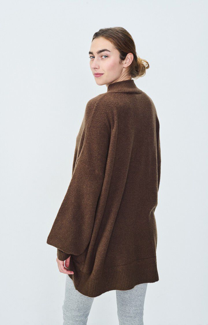 American Vintage Gilet Femme Damsville - BROWNIE 45 Manches Longues Marron - H22