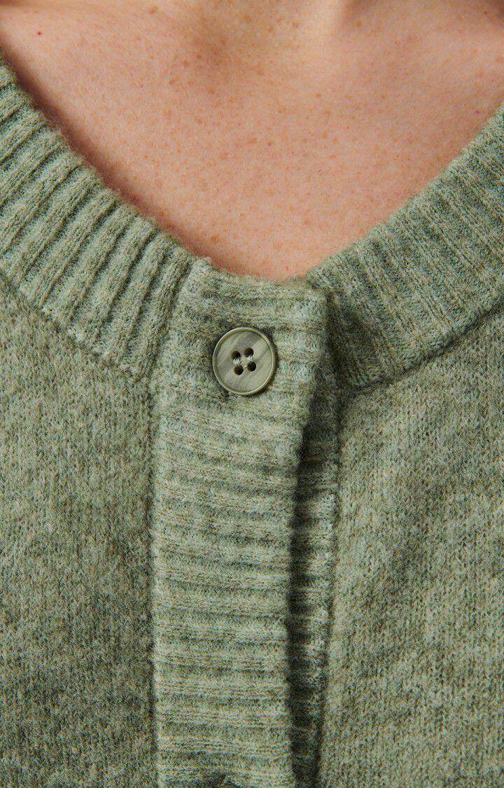 American Vintage Gilet Femme Damsville - CAPRE CHINE 55 Manches Longues Vert - E24
