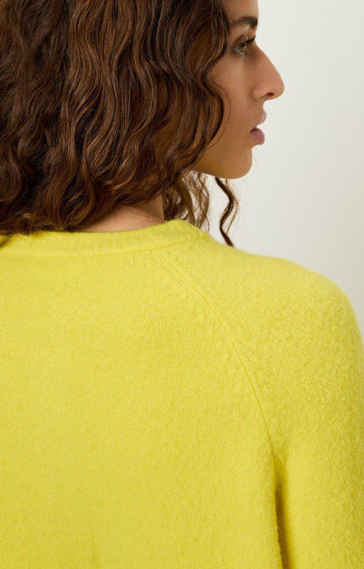 American Vintage Gilet Femme Damsville - ETINCELLE Manches Longues Jaune - E22B