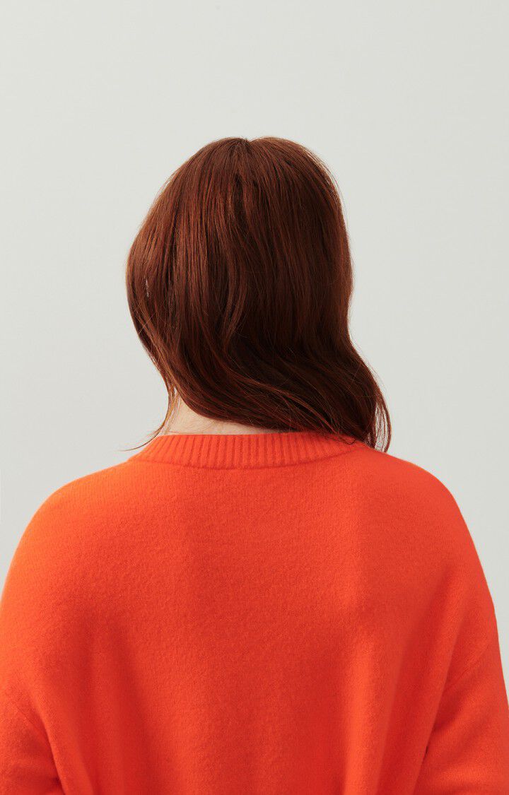 American Vintage Gilet Femme Damsville - FEU 55 Manches Longues Orange - E24