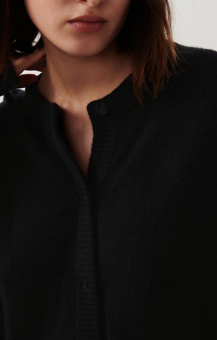 American Vintage Gilet Femme Damsville - NOIR 55 Manches Longues Noir - E25