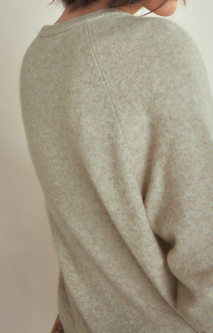 American Vintage Gilet Femme Damsville - SABLE CHINE 65 Manches Raglan Beige - H22