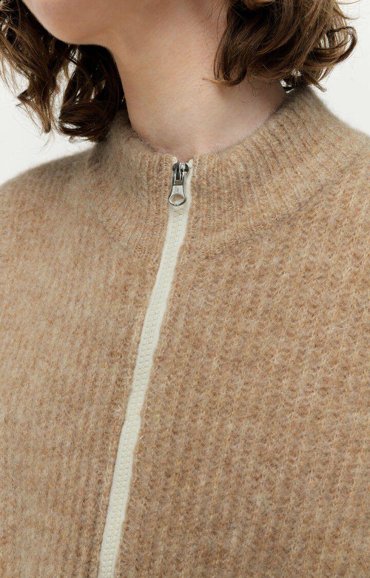 American Vintage Gilet Femme East - BEIGE CHINE Sans Manches Beige - E22