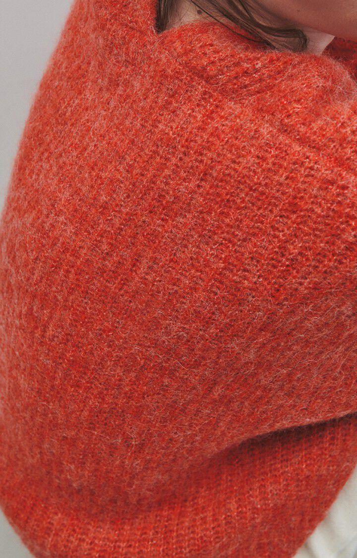 American Vintage Gilet Femme East - CAPUCINE CHINE 43 Manches Longues Rouge - E23