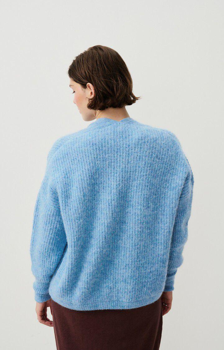 American Vintage Gilet Femme East - CIEL CHINE 43 Manches Longues Bleu - H24