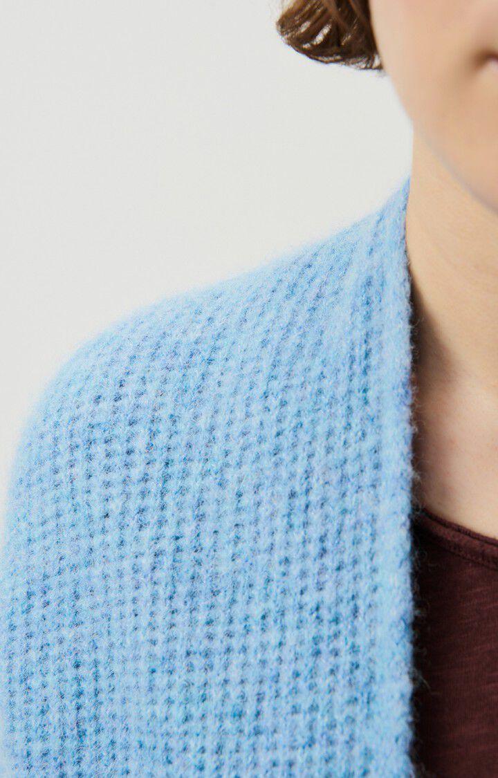 American Vintage Gilet Femme East - CIEL CHINE 43 Manches Longues Bleu - H24