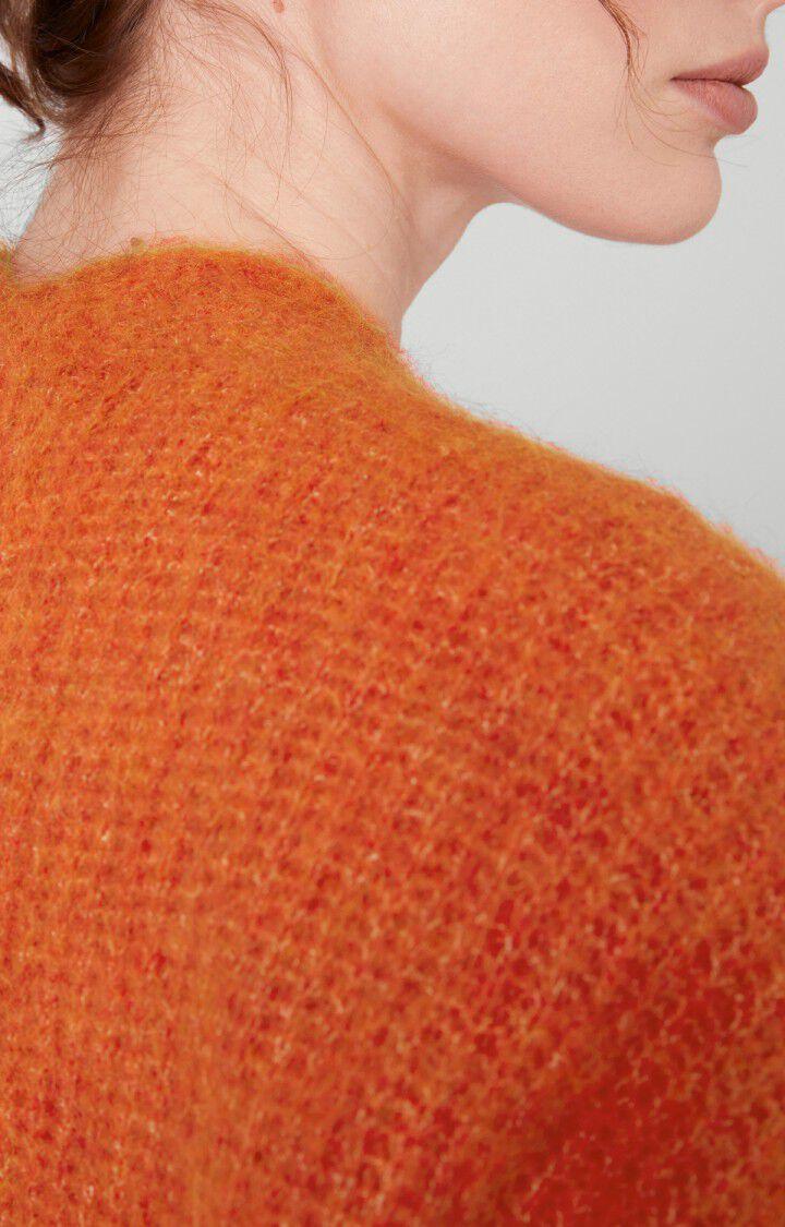 American Vintage Gilet Femme East - FEU CHINE 43 Manches Longues Orange - H22