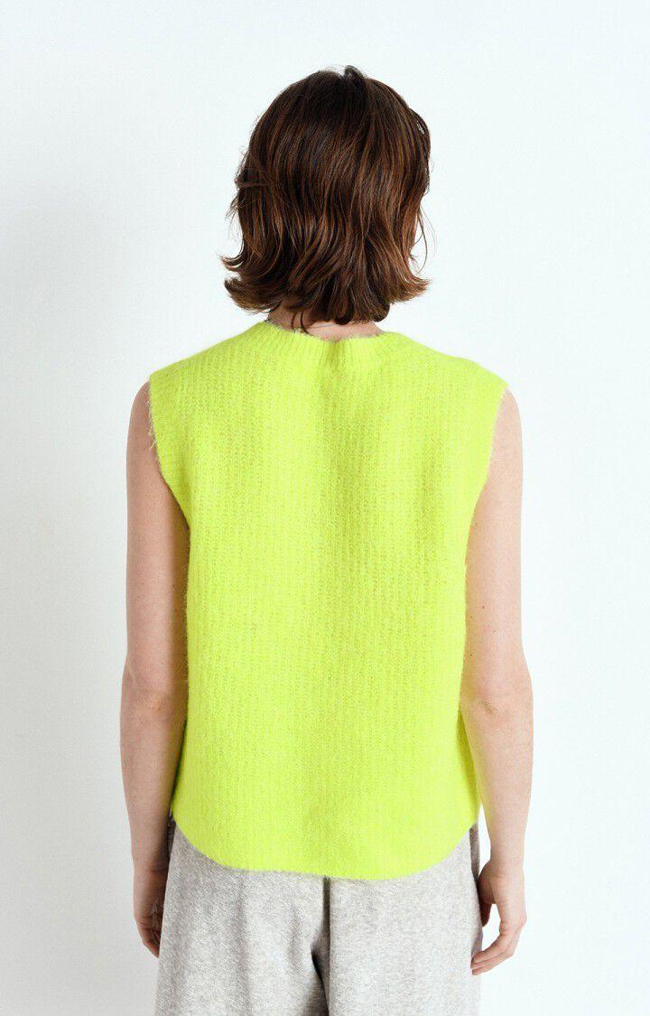 American Vintage Gilet Femme East - JAUNE FLUO 0 Sans Manches Jaune - E25