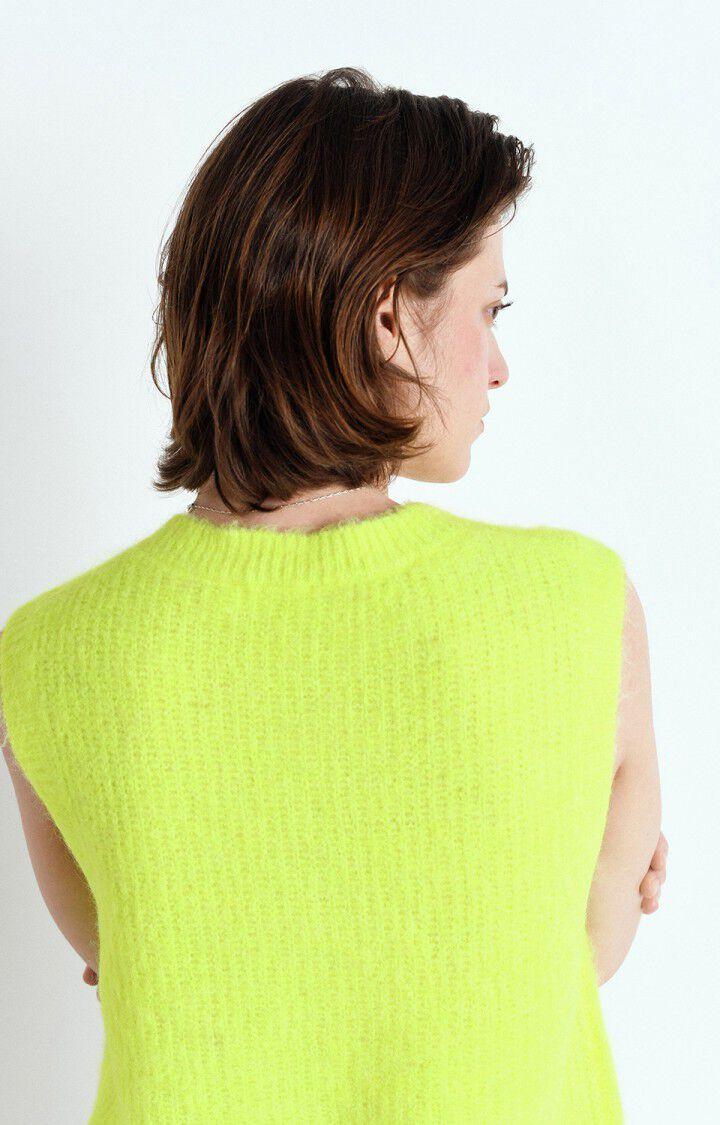 American Vintage Gilet Femme East - JAUNE FLUO 0 Sans Manches Jaune - E25