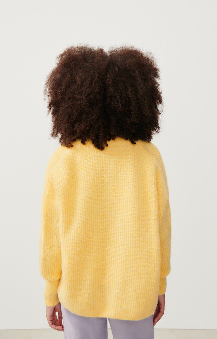 American Vintage Gilet Femme East - LIMONADE CHINE 43 Manches Longues Jaune - H23