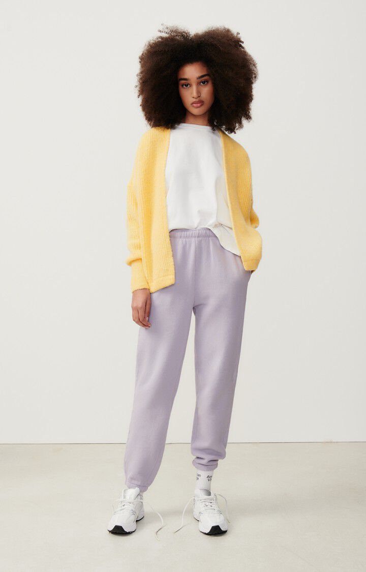 American Vintage Gilet Femme East - LIMONADE CHINE 43 Manches Longues Jaune - H23