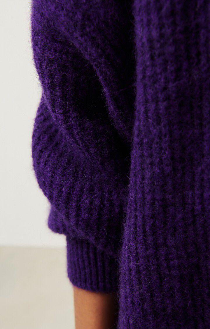 American Vintage Gilet Femme East - MURE CHINE 43 Manches Longues Violet - H23B