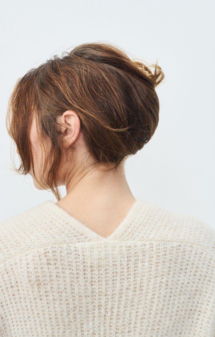 American Vintage Gilet Femme East - NACRE CHINE 43 Manches Longues Beige - E25