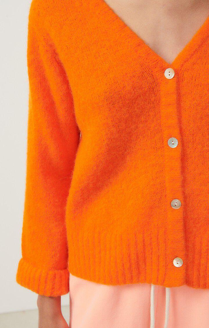 American Vintage Gilet Femme East - ORANGE FLUO 44 Manches Longues Orange - H23