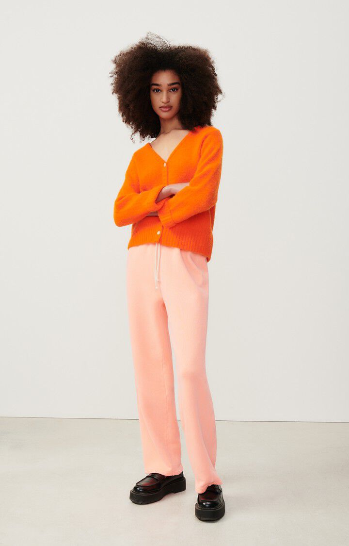 American Vintage Gilet Femme East - ORANGE FLUO 44 Manches Longues Orange - H23