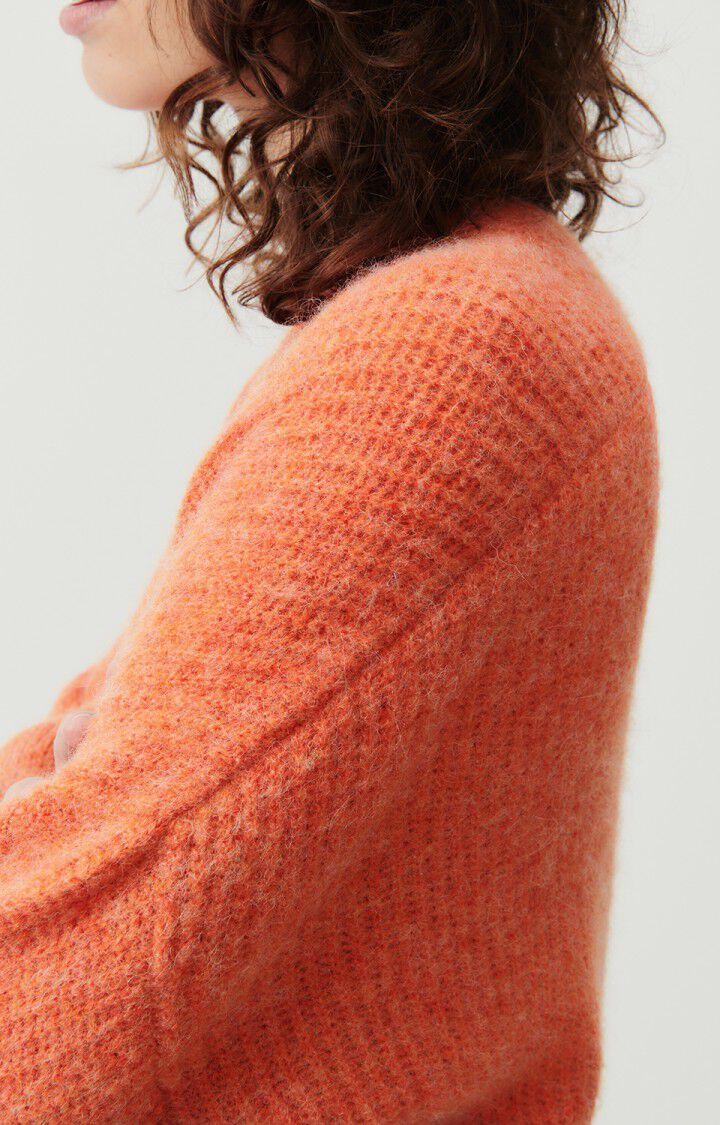 American Vintage Gilet Femme East - ORANGEADE CHINE 43 Manches Longues Orange - E24