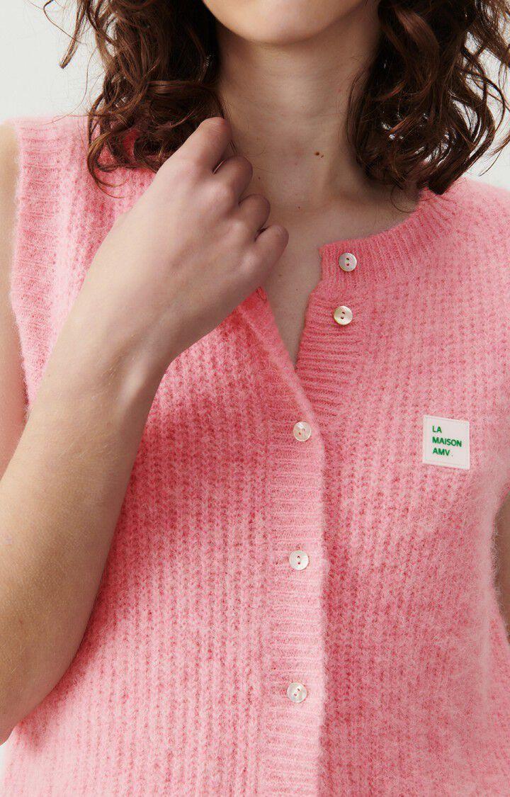 American Vintage Gilet Femme East - ORCHIDEE CHINE 0 Sans Manches Rose - E25