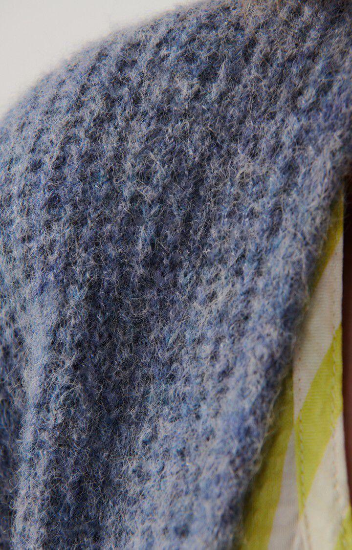 American Vintage Gilet Femme East - OURAGAN CHINE 43 Manches Longues Bleu - E24