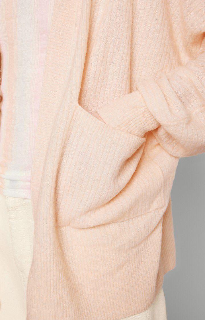 American Vintage Gilet Femme Kybird - BISCUIT Manches Longues Beige - H21