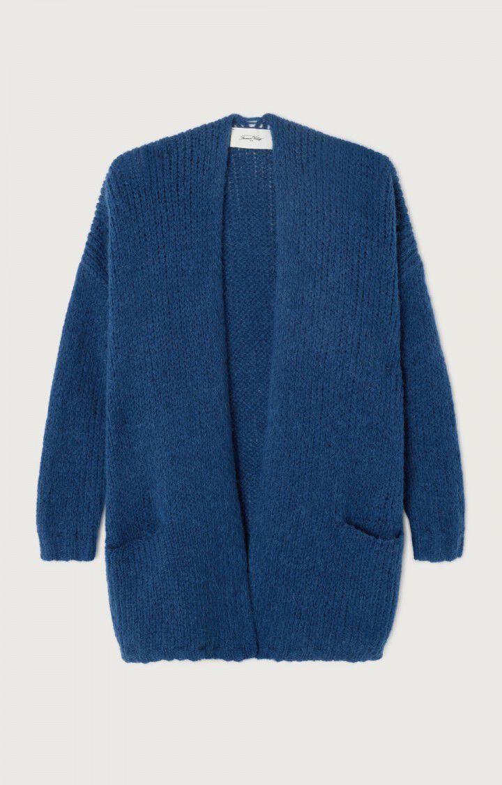 american vintage Gilet femme Noboo - COMETE 42 Manches longues Bleu - H23