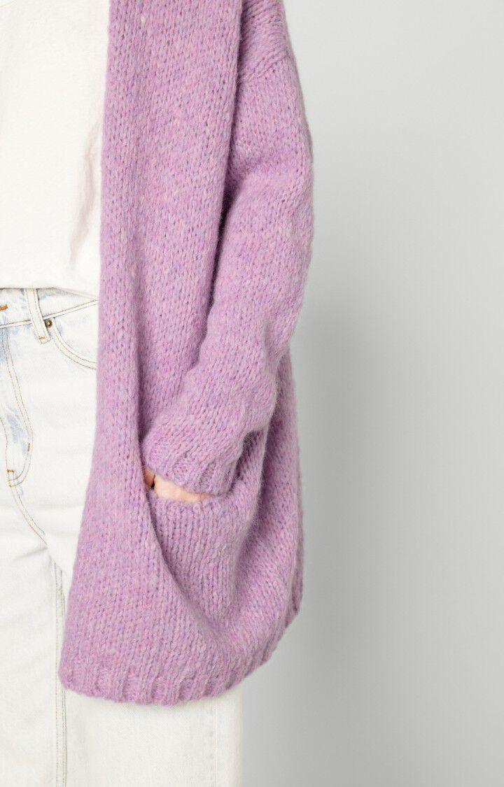 American Vintage Gilet Femme Noboo - LILAS CHINE 42 Manches Longues Violet - H22