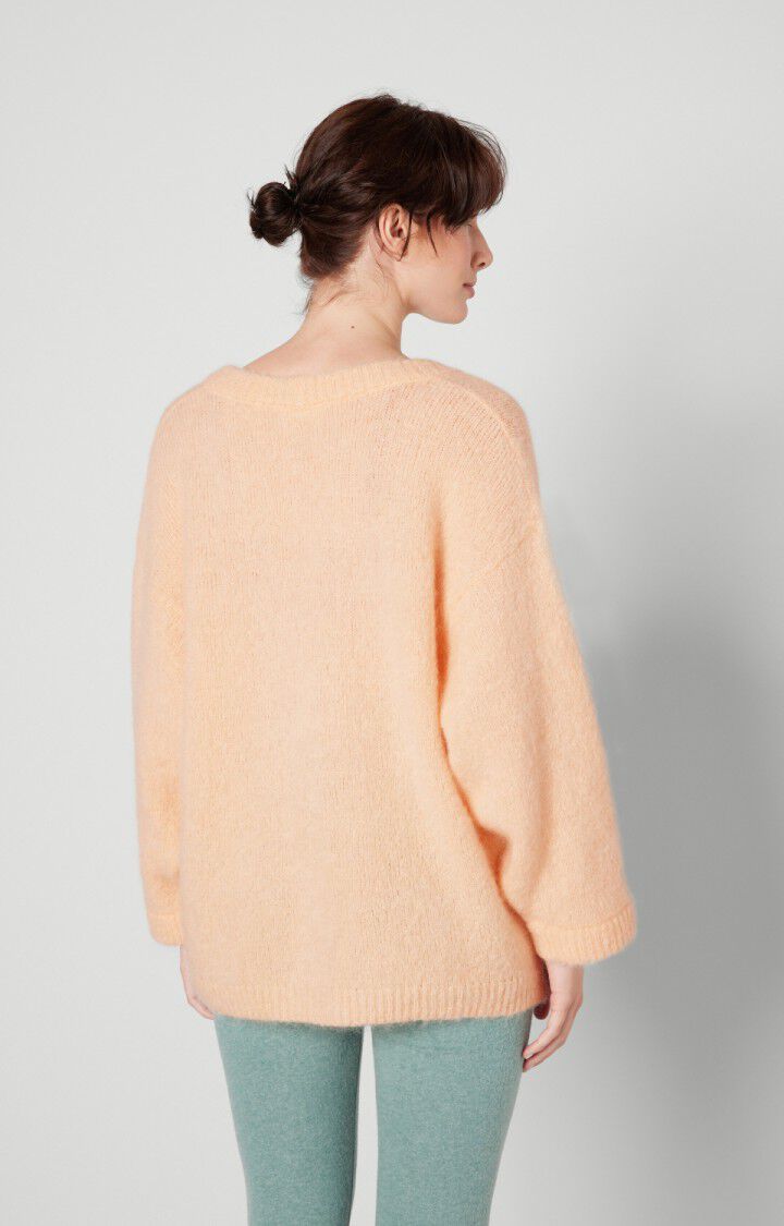 American Vintage Gilet Femme Pinobery - PECHE 39 Manches Longues Orange - H22