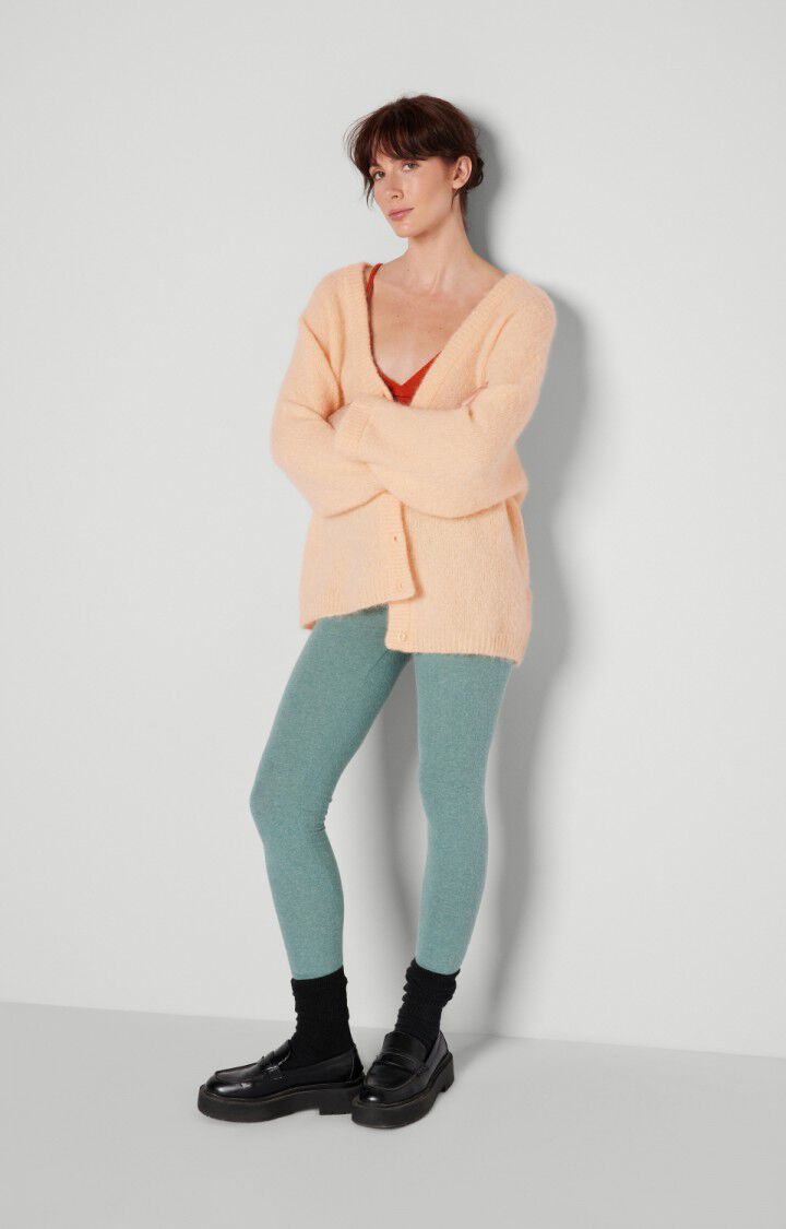 American Vintage Gilet Femme Pinobery - PECHE 39 Manches Longues Orange - H22