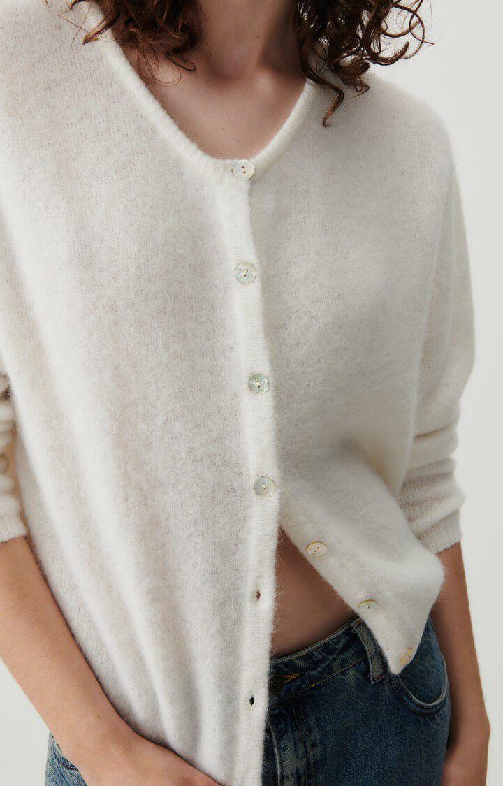 American Vintage Gilet Femme Vitow - BLANC 50 Manches Longues Blanc - E25