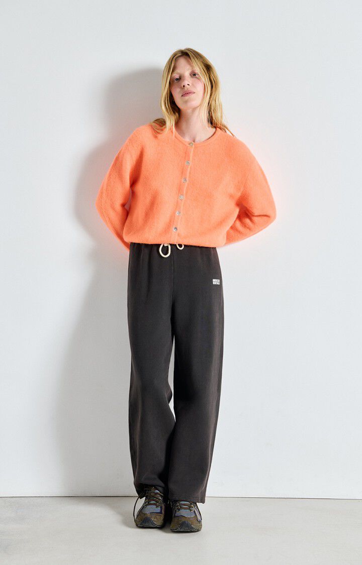 american vintage Gilet femme Vitow - CAROTTE FLUO CHINE 50 Manches longues Orange - E25