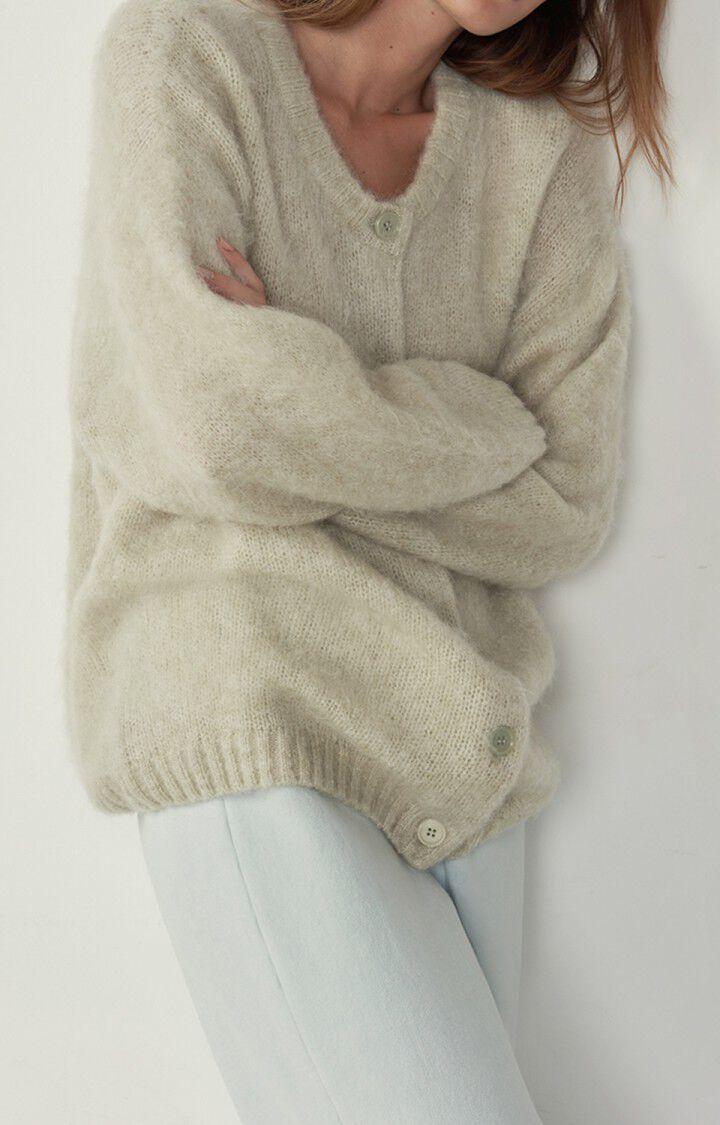 American Vintage Gilet Femme Yanbay - ARGILE CHINE Beige - H22