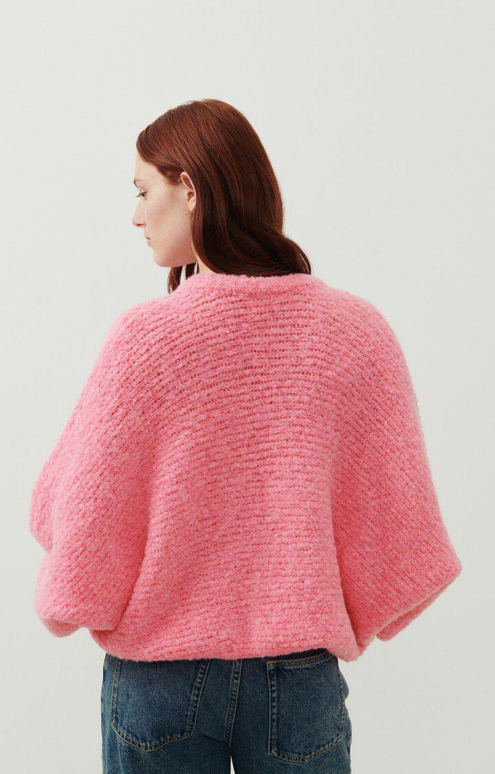 American Vintage Gilet Femme Zolly - PINKY 66 Manches Longues Rose - E24
