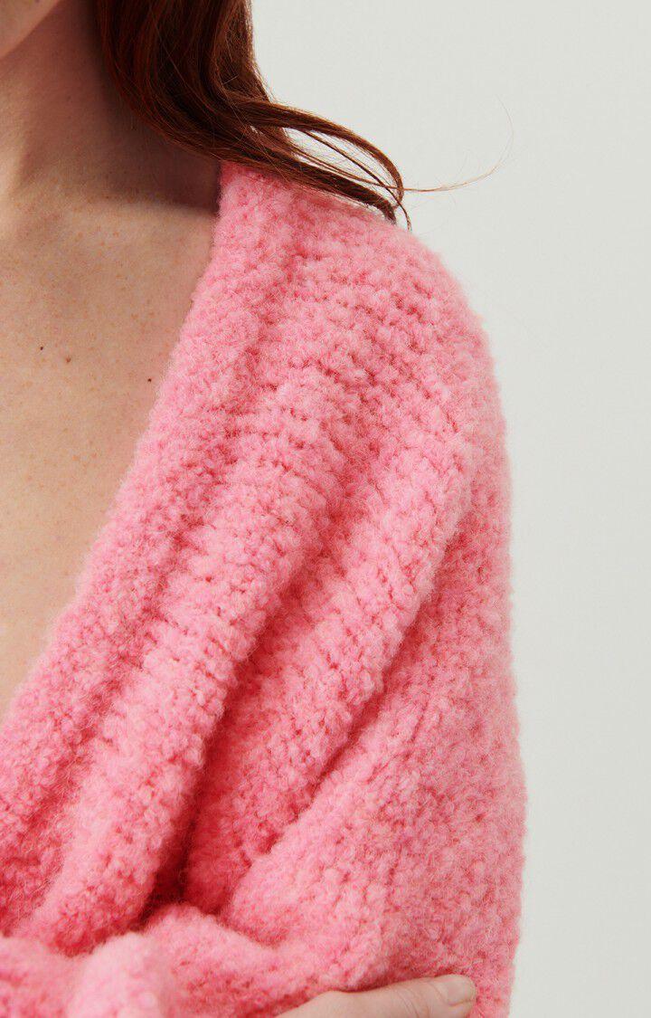 American Vintage Gilet Femme Zolly - PINKY 66 Manches Longues Rose - E24