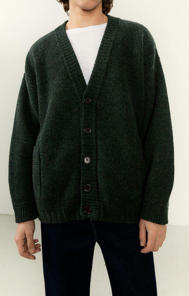 American Vintage Gilet Homme Agatown - ARBRE CHINE Manches Longues Vert - H22